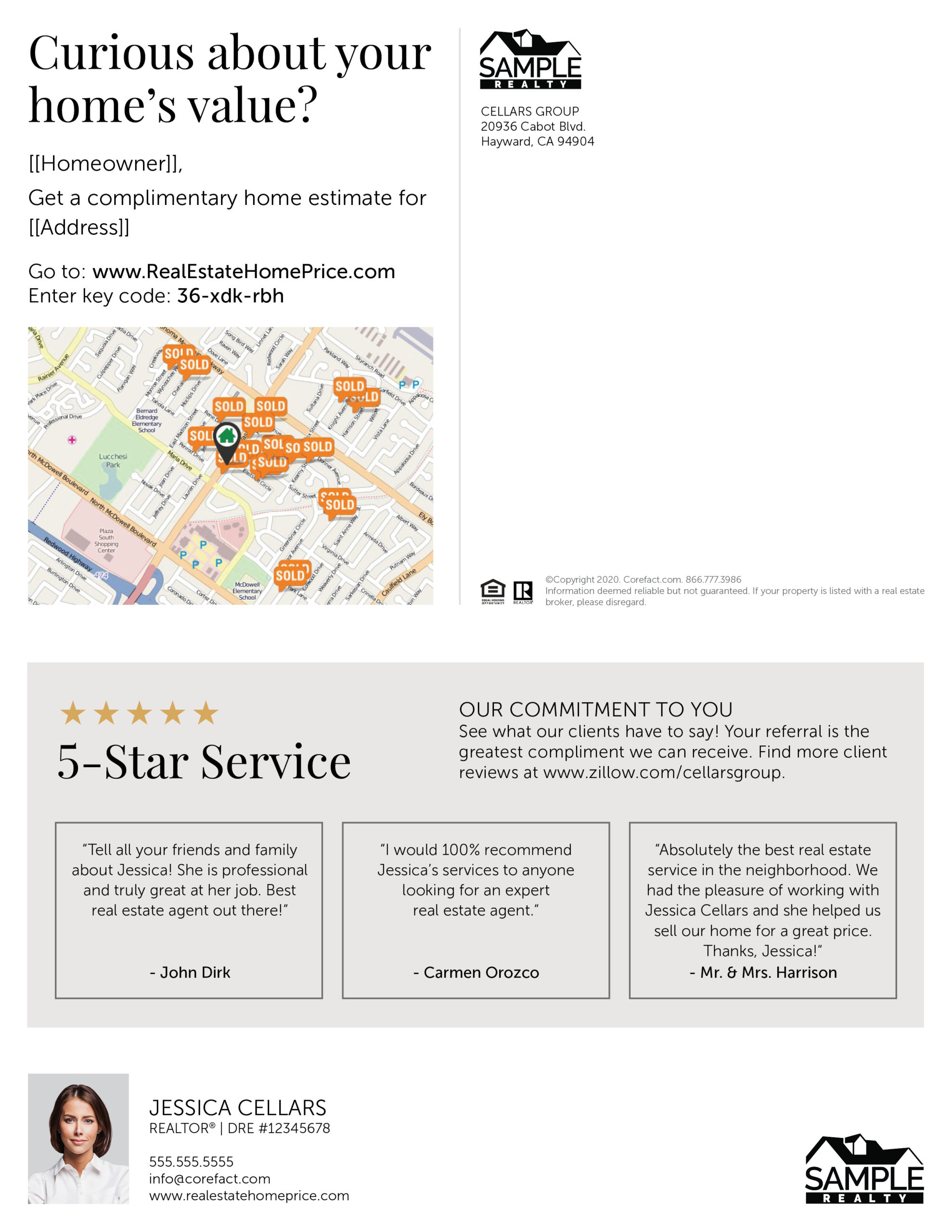 Corefact | HouseTalk Newsletter | Back | Home Estimate w/ Testimonial