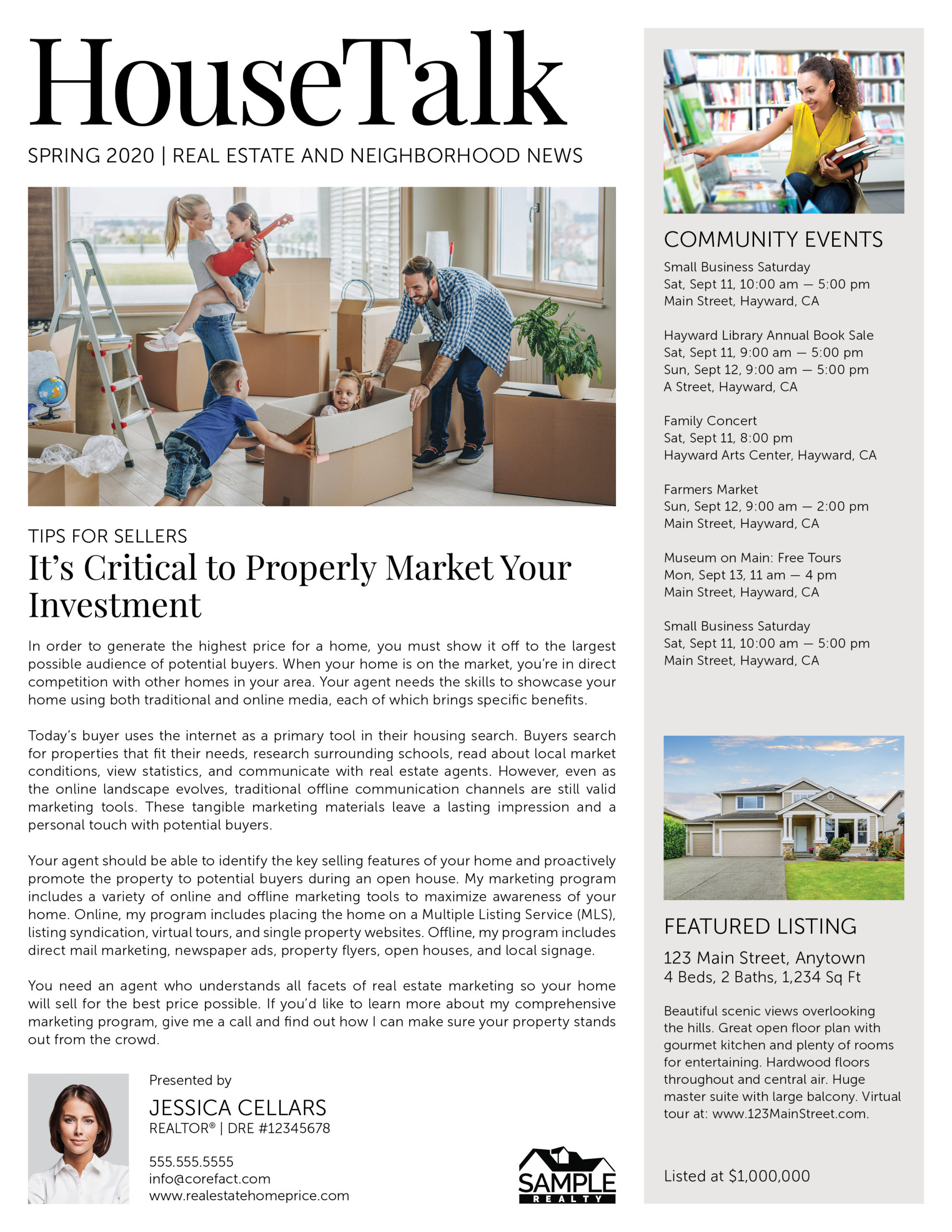 Corefact | HouseTalk Newsletter | Front | Marketing