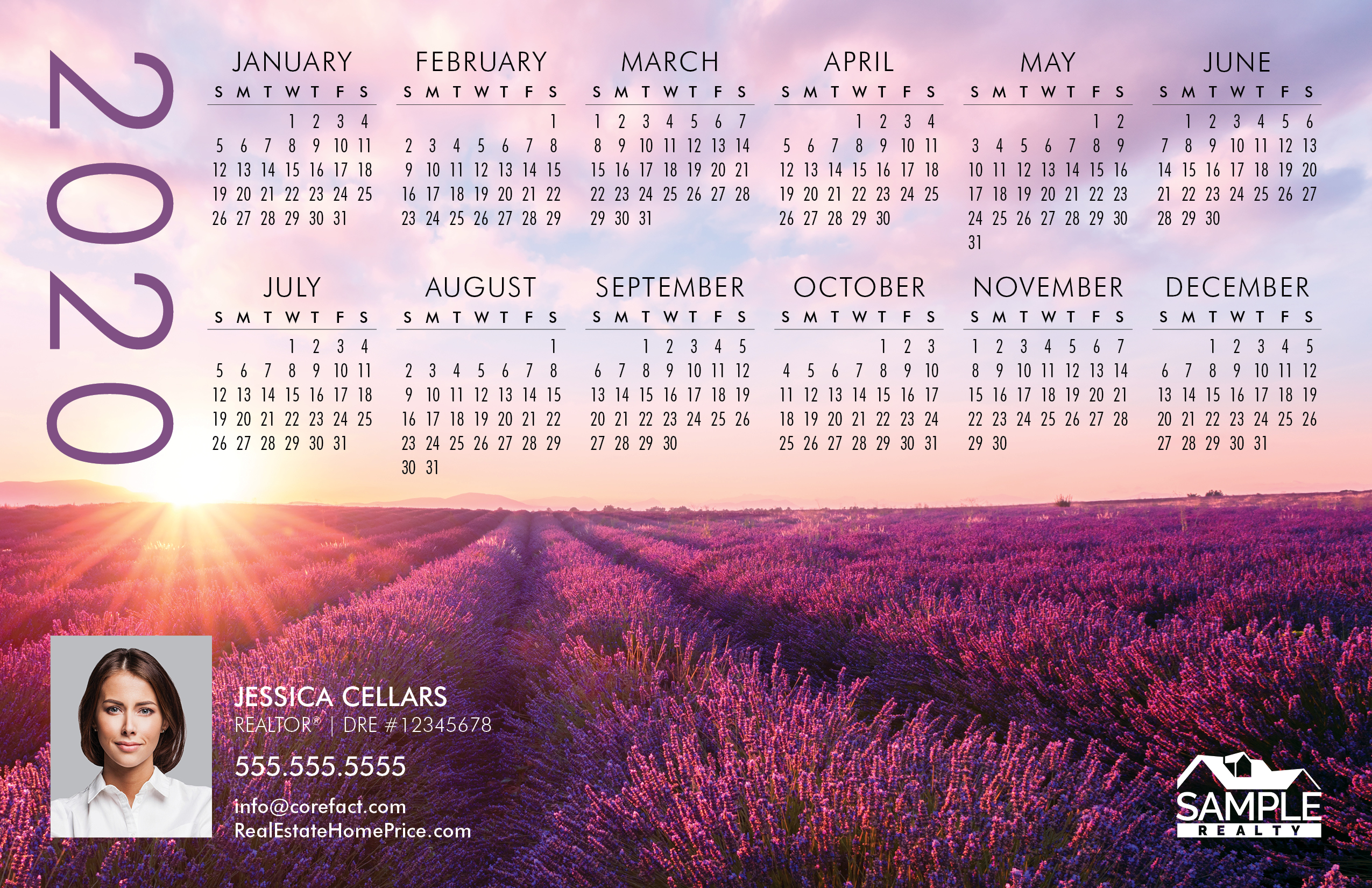 Corefact | Postcard | 2020 Calendar