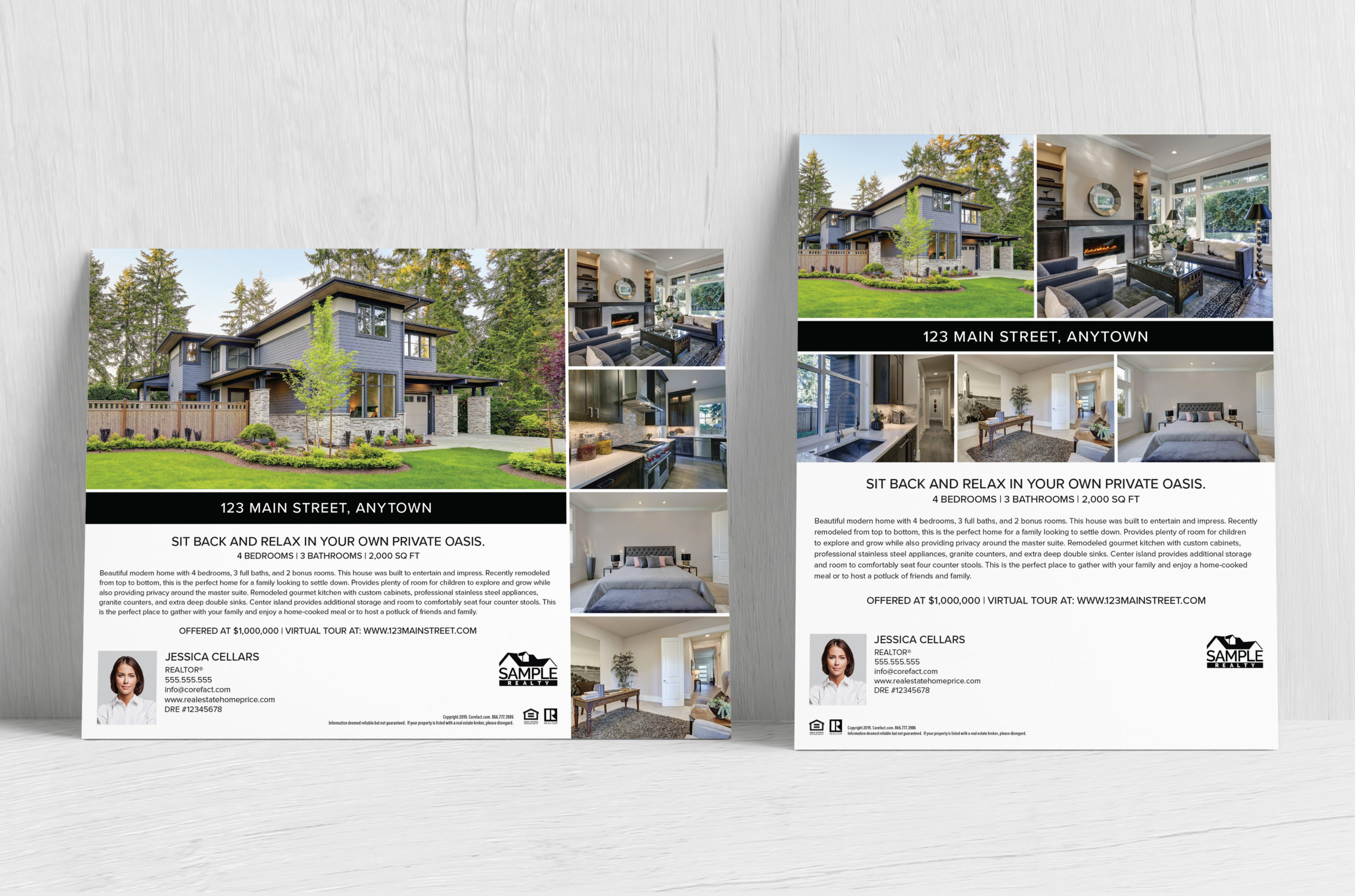 Corefact | Modern Bold | One-Sided Flyers