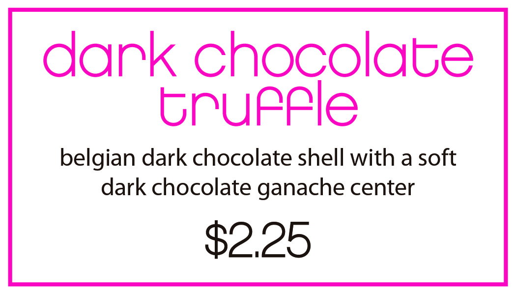 Chocatoo | Dessert Item Label | 3.5 x 2
