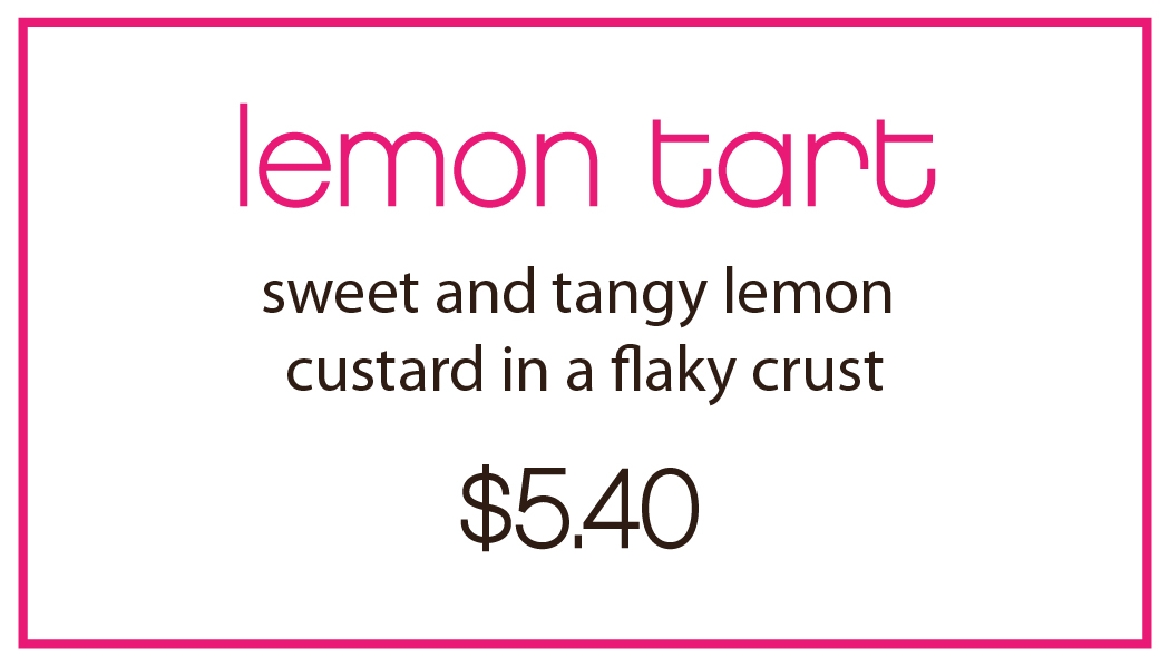 Chocatoo | Dessert Item Label | 3.5 x 2