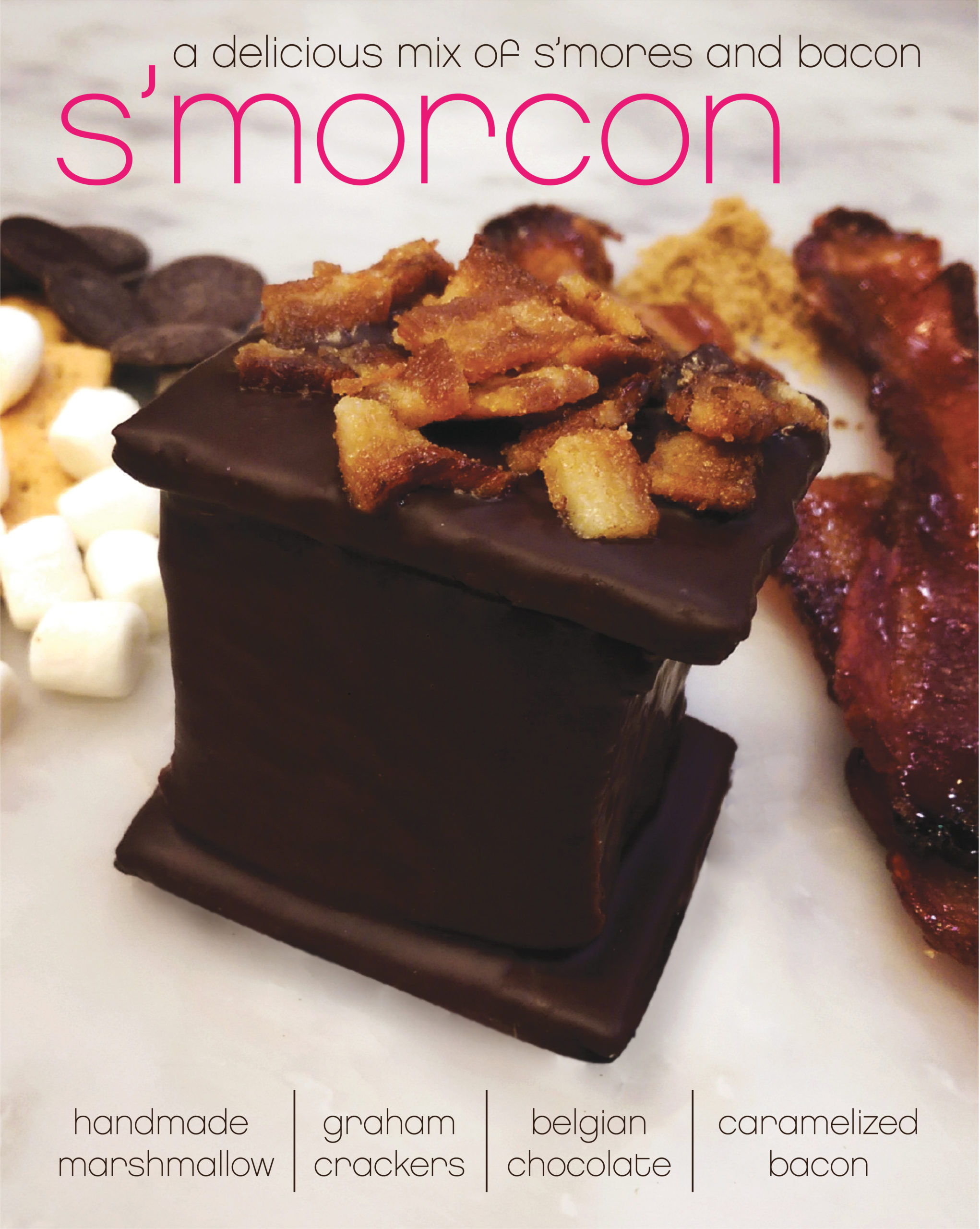 Chocatoo | S'morcon Poster | 15.75 x 19.75
